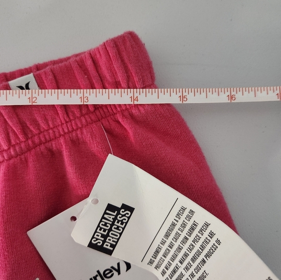 Hurley Pink and Peach Tie-Dye Sweatpants, Size Small, N̈WT - Picture 7 of 9